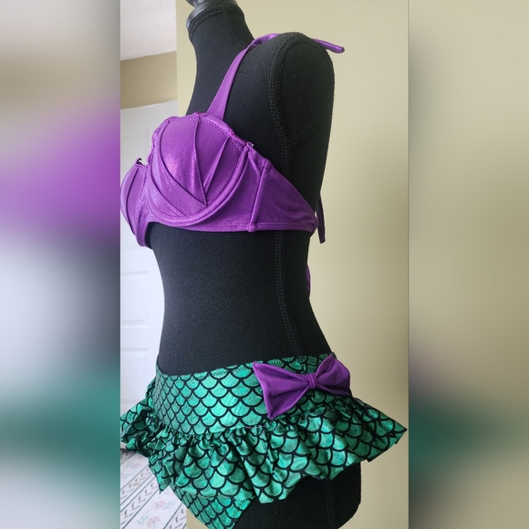NEW Disney The Little Mermaid Ariel Cosplay Bikini Set - Picture 6 of 16